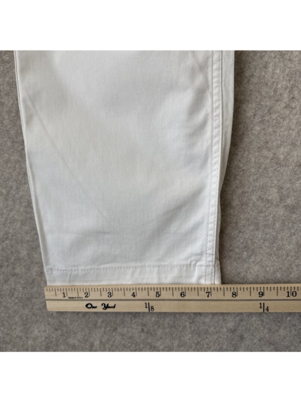 Boden Classic Chino Pant Slim Ankle Length Ecru Womens 14 New - Picture 12 of 16